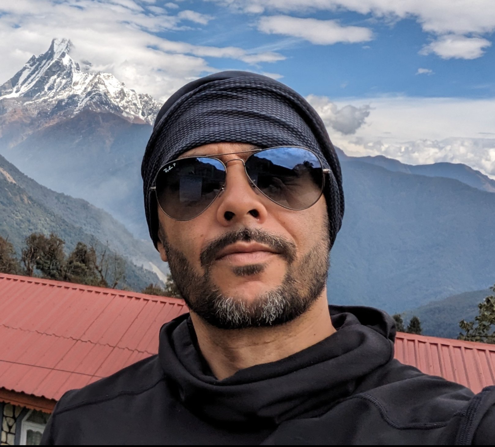 Casey Neves in the mountains